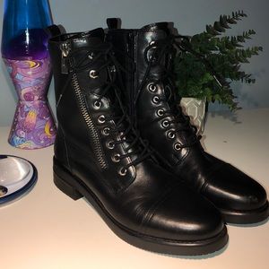 Lace Up Combat Boots